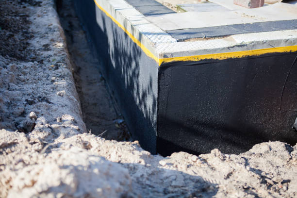 Residential Basement Waterproofing installation at a Quincy, IL home by SJ Waterproofing Pros